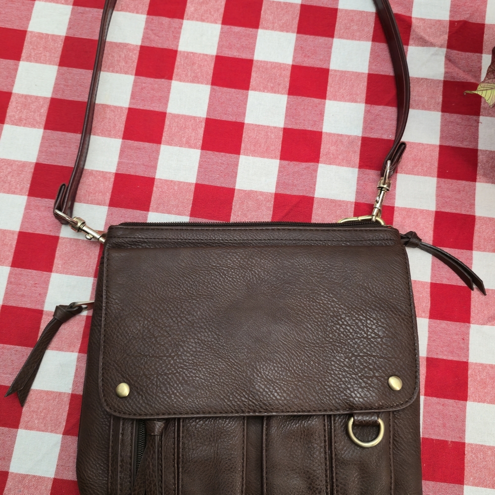 Fossil Chocolate Brown Crossbody Bag